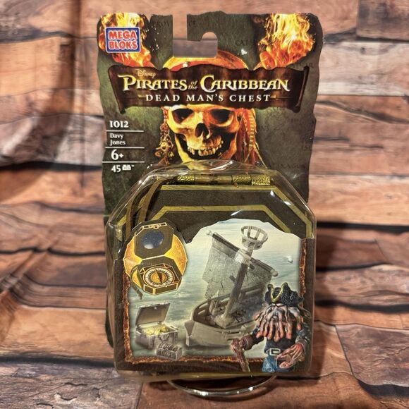MEGA BLOKS Pirates Of The Caribbean Dead Mans Chest Davy Jones 1012 Building Set - Picture 1 of 7
